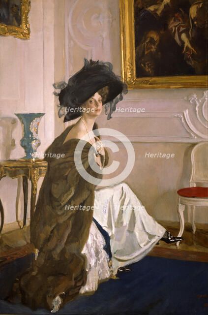 Portrait of Princess Olga Orlova, 1911. Artist: Serov, Valentin Alexandrovich (1865-1911)