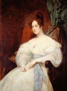 Portrait of Princess Louise of Orléans (1812-1850), 1833. Creator: Scheffer, Ary (1795-1858)