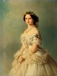 Portrait of Princess Louise of Prussia 1856. Artist: Franz Xaver Winterhalter