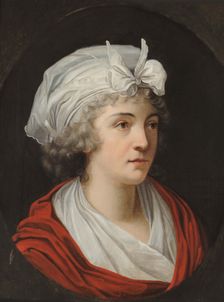 Portrait of Princess Louise of Stolberg-Gedern (1752-1824), Countess of Albany, 1797. Creator: Fabre, François-Xavier Pascal, Baron (1766-1837)