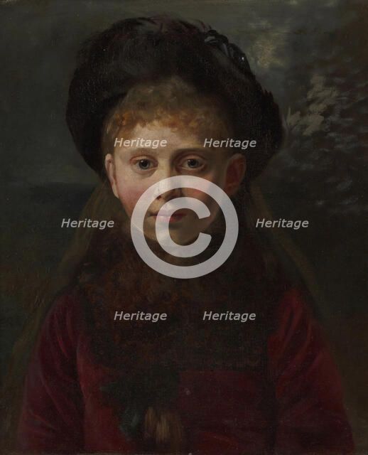 Portrait of Princess Margaret of Prussia (1872-1954). Creator: Victoria Adelaide Mary Louisa, Princess Royal (1840-1901).