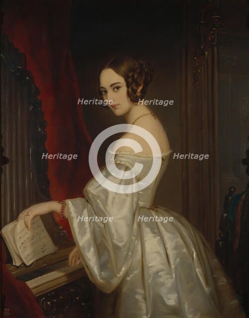 Portrait of Princess Maria Ivanovna Kochubey, née Baryatinskaya (1818-1843). Artist: Robertson, Christina (1796-1854)