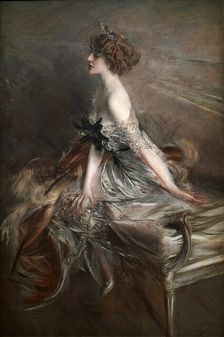 Portrait of Princess Marthe Bibesco (1886-1973), 1911. Creator: Boldini, Giovanni (1842-1931)