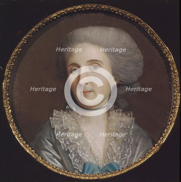 Portrait of Princess Natalya Vladimirovna Saltykova (1737-1812), 1784. Artist: Schmidt, Johann Heinrich (1749-1829)