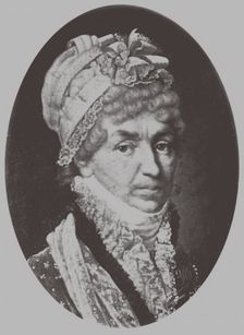 Portrait of Princess Natalya Petrovna Galitzine (1741-1837), 1870. Artist: Lushev, Andrey Mikhaylovich (1822-?)