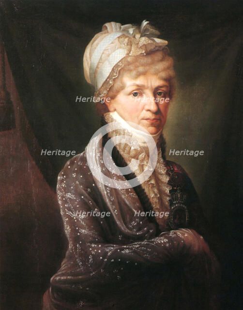 Portrait of Princess Natalya Petrovna Galitzine (1741-1837), Early 19th cen.. Artist: Anonymous  
