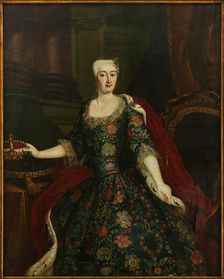 Portrait of Princess Sophia Dorothea of Prussia (1719-1765), 18th century. Creator: Pesne, Antoine, School (1683-1757)
