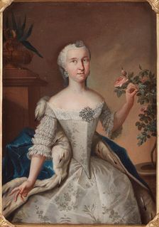 Portrait of Princess Sophia Dorothea of Prussia (1719-1765), Mid of the 18th cen.. Creator: Tischbein, Johann Heinrich, the Elder (1722-1789)