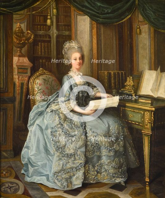 Portrait of Princess Sophie of France (1734-1782), 1776. Creator: Périn-Salbreux, Lié Louis (1753-1817).