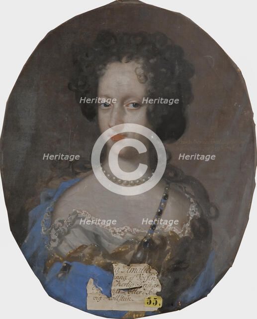 Portrait of Princess Sophie Amalie of Holstein-Gottorp (1670-1710), Duchess of Brunswick-Lüneburg.