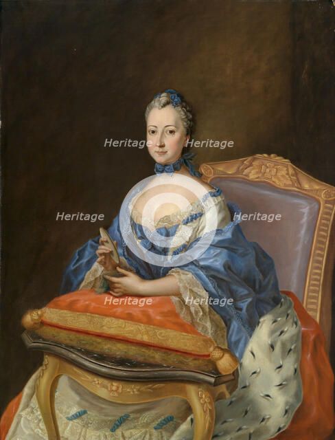 Portrait of Princess Sophie Charlotte of Solms-Hohensolms-Lich, née Countess of Dohna...(1740-1798). Creator: Tischbein, Johann Heinrich, the Elder (1722-1789).