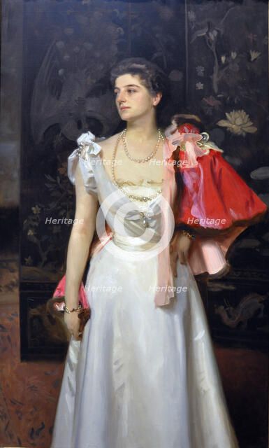 Portrait of Princess Sophie Illarionovna Demidoff (1871-1953), née Vorontsova-Dashkova, 1895-1897. Artist: Sargent, John Singer (1856-1925)