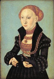 Portrait of Princess Sibylle of Cleves (1512-1554), 1533. Creator: Cranach, Lucas, the Elder (1472-1553)