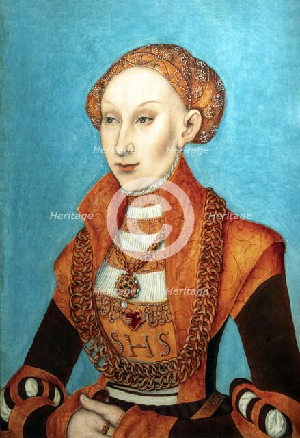 Portrait of Princess Sibylle of Cleves (1512-1554), c1531. Creator: Cranach; Lucas; the Elder (1472-1553).