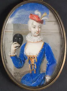 Portrait of Princess Wilhelmine Charlotte of Hesse-Kassel (1695-1722), 1714. Creator: Møller, Andreas (1684-c. 1762)
