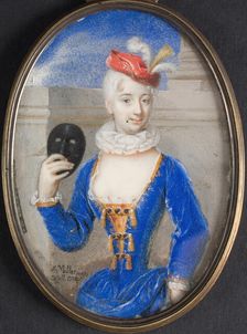 Portrait of Princess Wilhelmine Charlotte of Hesse-Kassel (1695-1722), 1714. Creator: Møller, Andreas (1684-c. 1762)