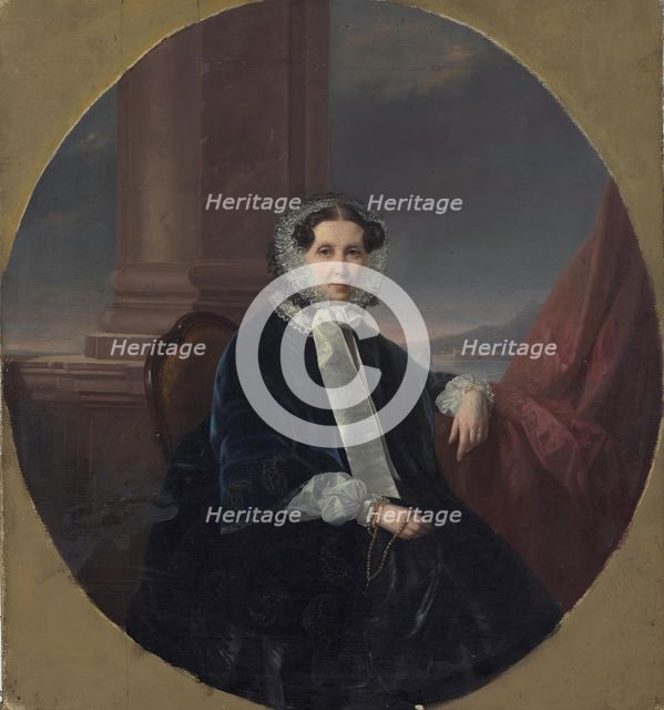 Portrait of Princess Tatiana B. Potemkina (1796-1869), 1860. Creator: Morten Thrane Brunnich.