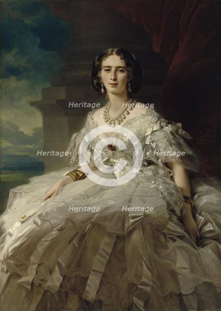 Portrait of Princess Tatyana Alexandrovna Yusupova, 1858. Creator: Franz Xaver Winterhalter.