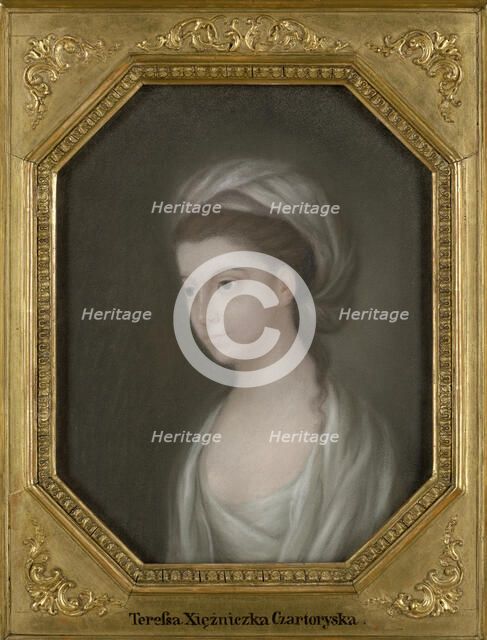 Portrait of Princess Teresa Czartoryska (1765-1780), between 1775-1799. Creator: Unknown.
