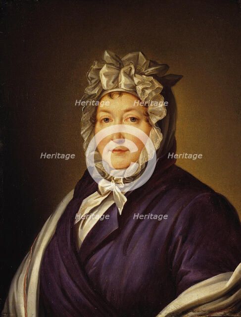 Portrait of Princess Varvara Golitsyna, née von Engelhardt (1752-1815), 1800s. Artist: Damon Ortolani, Giovanni Battista (1750-after 1810)