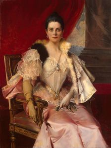 Portrait of Princess Z. N. Yusupova, 1894. Creator: Francois Flameng