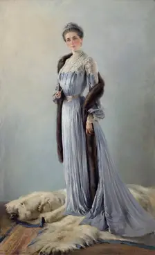 Portrait of Princess Z.N. Yusupova, 1903. Creator: Aleksei Petrovich Antropov