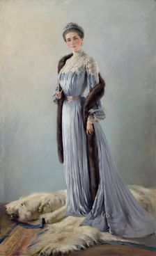 Portrait of Princess Z.N. Yusupova, 1903. Creator: Aleksei Petrovich Antropov