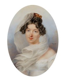 Portrait of Princess Zinaida Alexandrovna Volkonskaya (1792-1862), née Belosselskaya-Belozerskaya, 1