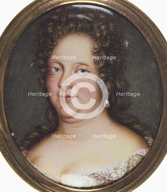 Portrait of Prinzessin Luise Caroline Radziwill (1667-1695), Countess Palatine of Neuburg, 1699. Creator: Blesendorf, Samuel (1633-1699).