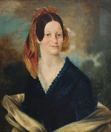 Portrait of Pristella Krasuska née Abraniecka, 1842. Creator: Guerard de Frainse