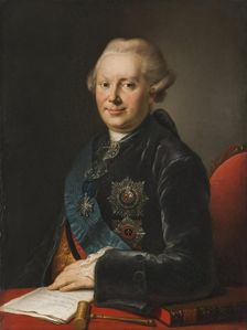 Portrait of Procurator-General Alexander Vyazemsky, 1775. Creator: Unknown