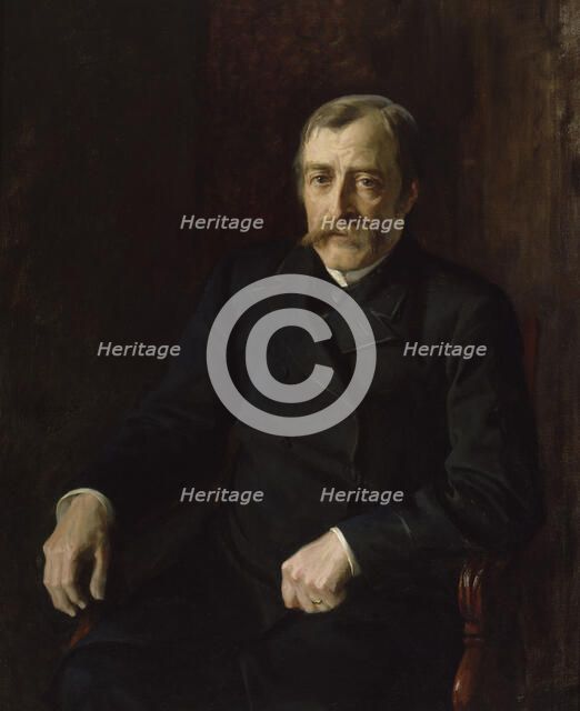 Portrait of Professor Carl Gustaf Estlander, 1896. Creator: Albert Edelfelt.