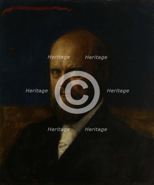 Portrait of Professor E. R. Neovius, 1898. Creator: Akseli Gallen-Kallela.