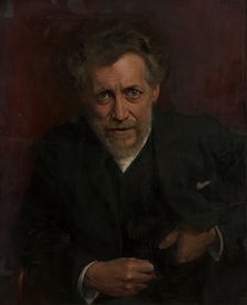 Portrait of Professor Edmund von Hellmer, 1905. Creator: Emanuel Baschny