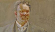 Portrait of Professor E.N.Setälä, 1911. Creator: Akseli Gallen-Kallela