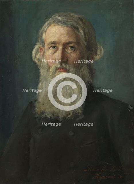 Portrait of Professor Ernst Sars, 1886. Creator: Hans Heyerdahl.
