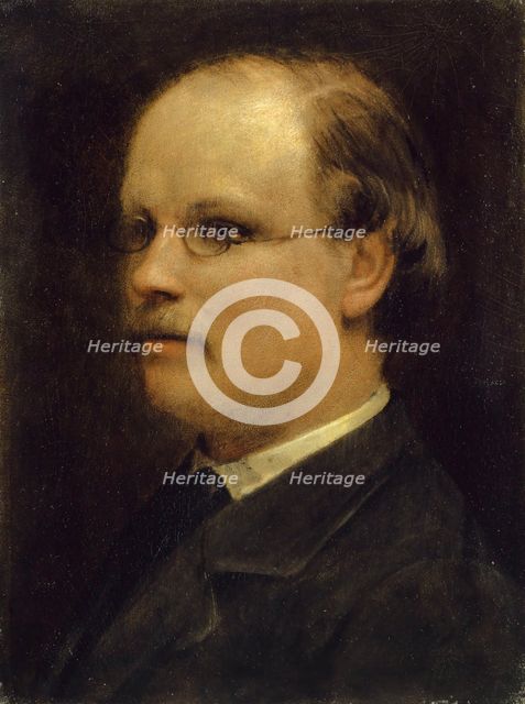Portrait of Professor Fritz Burckhardt-Brenner, 1868-69. Creator: Arnold Bocklin.