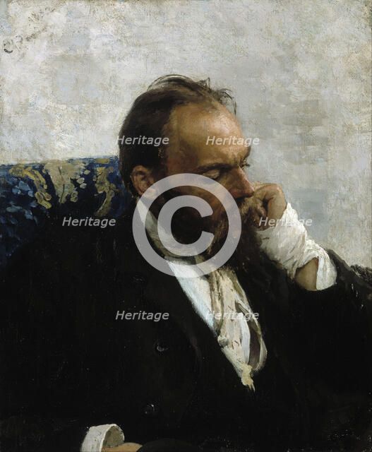 Portrait of Professor Ivanov. Artist: Repin, Ilya Yefimovich (1844-1930)