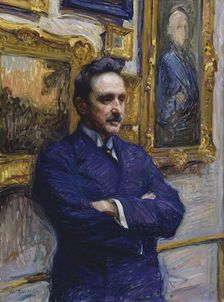 Portrait of Professor J. J. Tikkanen, 1913. Creator: Vilho Sjöström