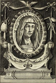 Portrait of Properzia de Rossi (c. 1490-1530). From Vite de più eccellenti pittori, scultori e arc