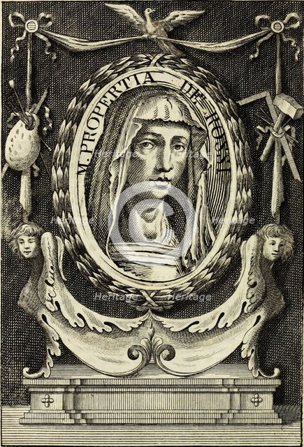 Portrait of Properzia de Rossi (c. 1490-1530). From Vite de' più eccellenti pittori, scultori e arc