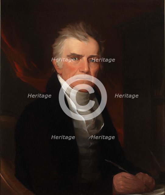 Portrait of Putnam Catlin, 1840s. Creator: George Catlin.