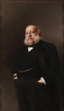 Portrait of publisher Emilio Treves, 1907. Creator: Corcos, Vittorio Matteo (1859-1933)