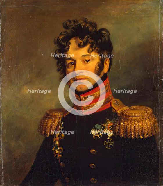 Portrait of Pyotr A. Chicherin (1778-1848/49) (2nd), 1823. Creator: Workshop of George Dawe.