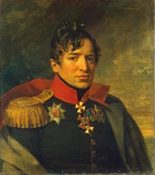 Portrait of Pyotr A. Kikin (1775-1834), 1822. Creator: Workshop of George Dawe
