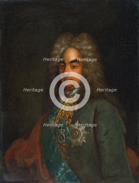 Portrait of Pyotr Andreyevich Tolstoi, President of Collegium of Commerce, 1715. Creator: Gottfried Danhauer.
