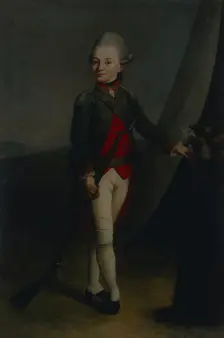 Portrait of Pyotr Alexeyevich Turchaninov (1769-1815), 1777. Artist: Stanishchevsky, L.S. (active 18th century)