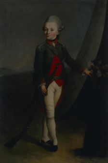 Portrait of Pyotr Alexeyevich Turchaninov (1769-1815), 1777. Artist: Stanishchevsky, L.S. (active 18th century)