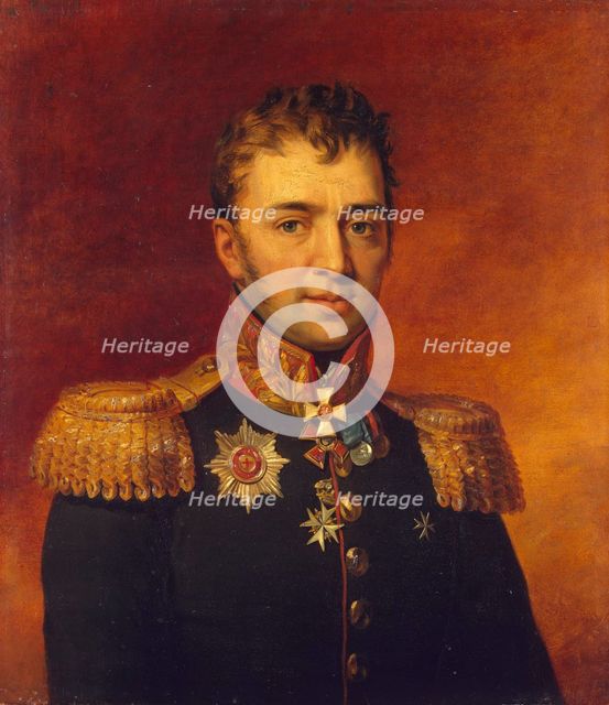 Portrait of Pyotr Gavrilovich Likhachov (1758-1813), before 1825. Artist: Dawe, George (1781-1829)