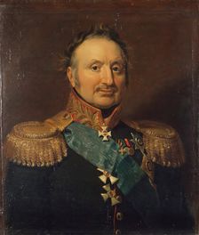 Portrait of Pyotr Kh. (Ludwig Adolf Peter) Wittgenstein (1768/69-1843), 1822. Creator: George Dawe